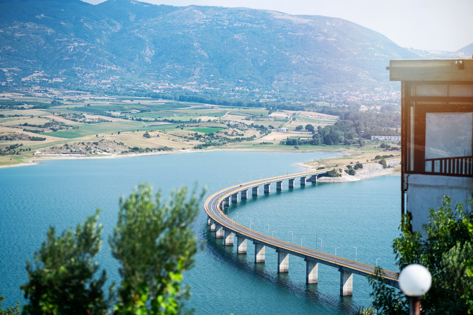 Servia - Neraida Polyfitos lake and  bridge